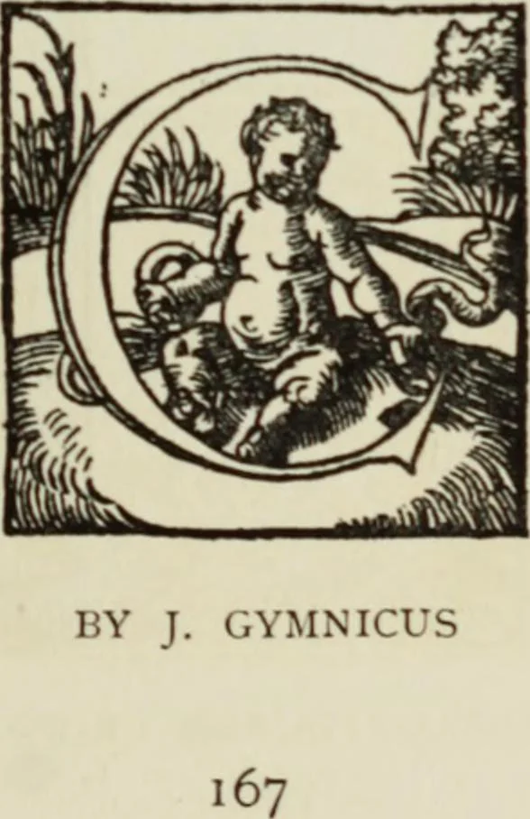 An illustration from Early woodcut initials : containing over thirteen hundred reproductions of ornamental letters of the fifteenth and sixteenth centuries, 1908, leaf 186