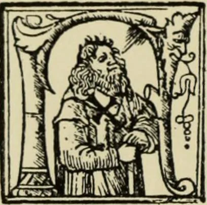 An illustration from Early woodcut initials : containing over thirteen hundred reproductions of ornamental letters of the fifteenth and sixteenth centuries, 1908, leaf 191