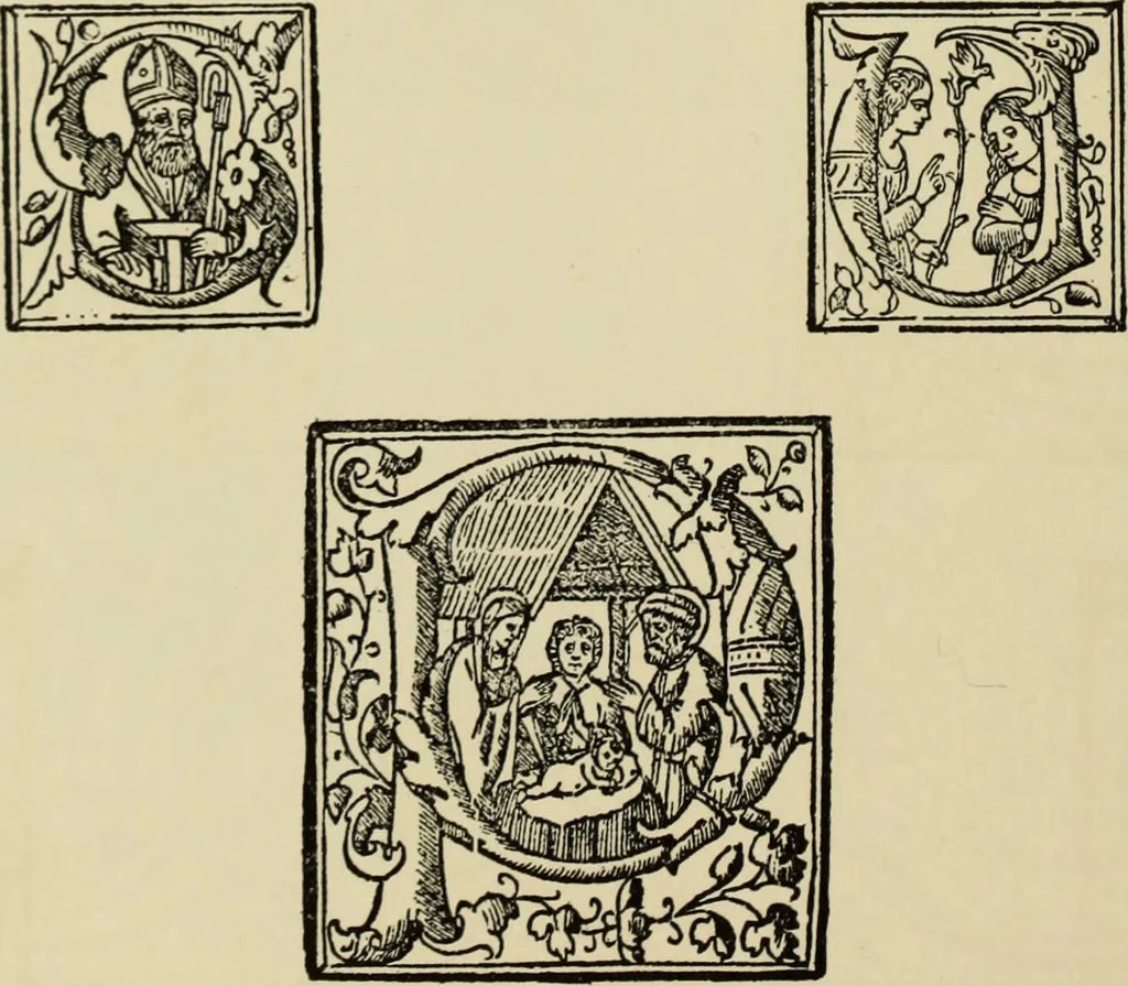 An illustration from Early woodcut initials : containing over thirteen hundred reproductions of ornamental letters of the fifteenth and sixteenth centuries, 1908, leaf 191