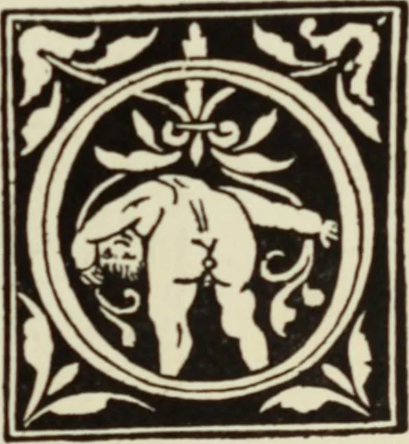 An illustration from Early woodcut initials : containing over thirteen hundred reproductions of ornamental letters of the fifteenth and sixteenth centuries, 1908, leaf 194
