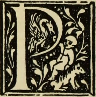An illustration from Early woodcut initials : containing over thirteen hundred reproductions of ornamental letters of the fifteenth and sixteenth centuries, 1908, leaf 197