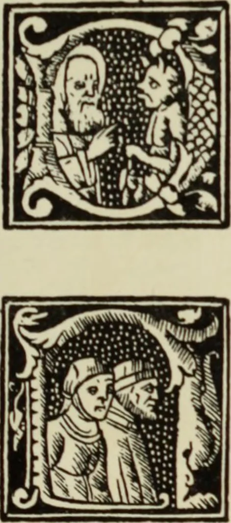 An illustration from Early woodcut initials : containing over thirteen hundred reproductions of ornamental letters of the fifteenth and sixteenth centuries, 1908, leaf 198