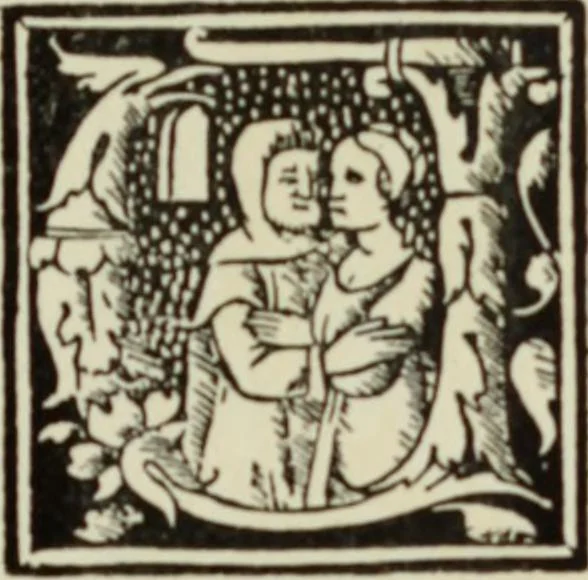 An illustration from Early woodcut initials : containing over thirteen hundred reproductions of ornamental letters of the fifteenth and sixteenth centuries, 1908, leaf 198