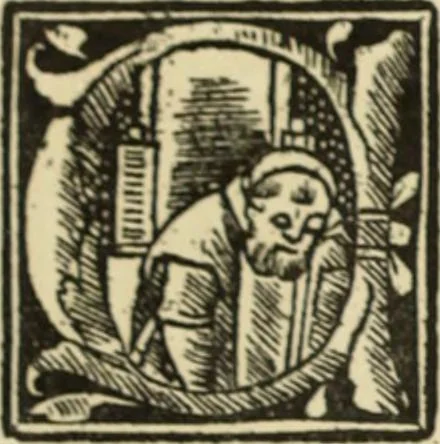 An illustration from Early woodcut initials : containing over thirteen hundred reproductions of ornamental letters of the fifteenth and sixteenth centuries, 1908, leaf 199