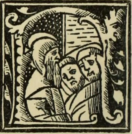 An illustration from Early woodcut initials : containing over thirteen hundred reproductions of ornamental letters of the fifteenth and sixteenth centuries, 1908, leaf 199