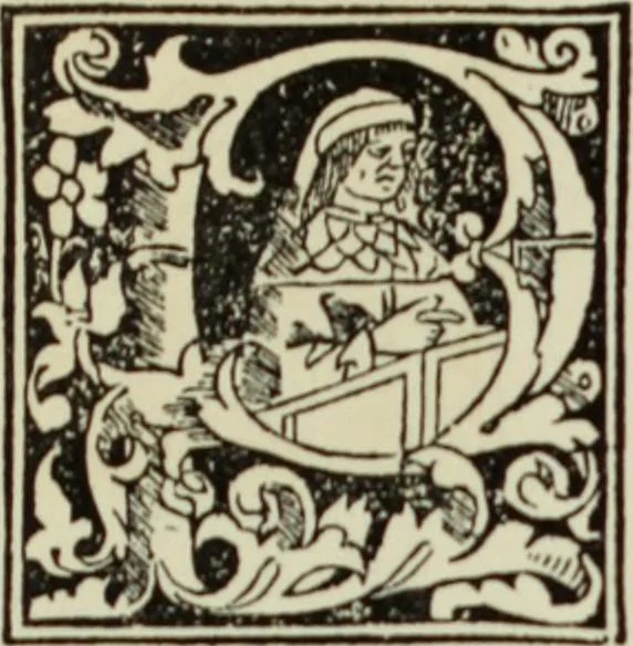 An illustration from Early woodcut initials : containing over thirteen hundred reproductions of ornamental letters of the fifteenth and sixteenth centuries, 1908, leaf 200