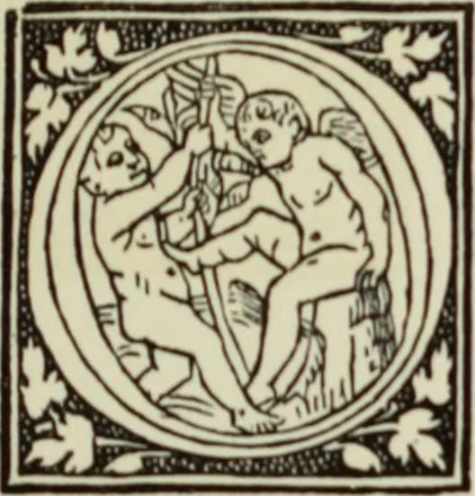 An illustration from Early woodcut initials : containing over thirteen hundred reproductions of ornamental letters of the fifteenth and sixteenth centuries, 1908, leaf 200