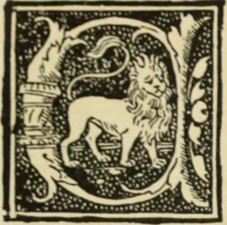 An illustration from Early woodcut initials : containing over thirteen hundred reproductions of ornamental letters of the fifteenth and sixteenth centuries, 1908, leaf 201