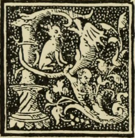 An illustration from Early woodcut initials : containing over thirteen hundred reproductions of ornamental letters of the fifteenth and sixteenth centuries, 1908, leaf 201