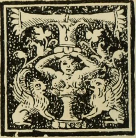 An illustration from Early woodcut initials : containing over thirteen hundred reproductions of ornamental letters of the fifteenth and sixteenth centuries, 1908, leaf 201