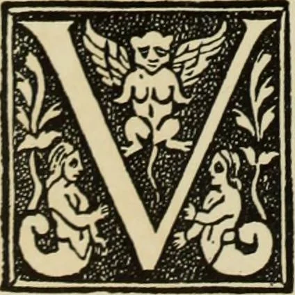 An illustration from Early woodcut initials : containing over thirteen hundred reproductions of ornamental letters of the fifteenth and sixteenth centuries, 1908, leaf 201