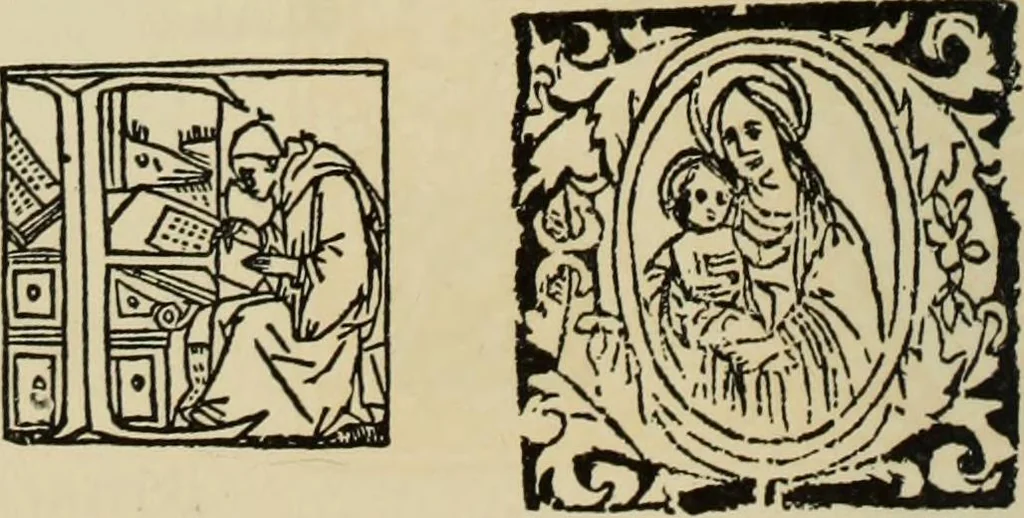 An illustration from Early woodcut initials : containing over thirteen hundred reproductions of ornamental letters of the fifteenth and sixteenth centuries, 1908, leaf 201