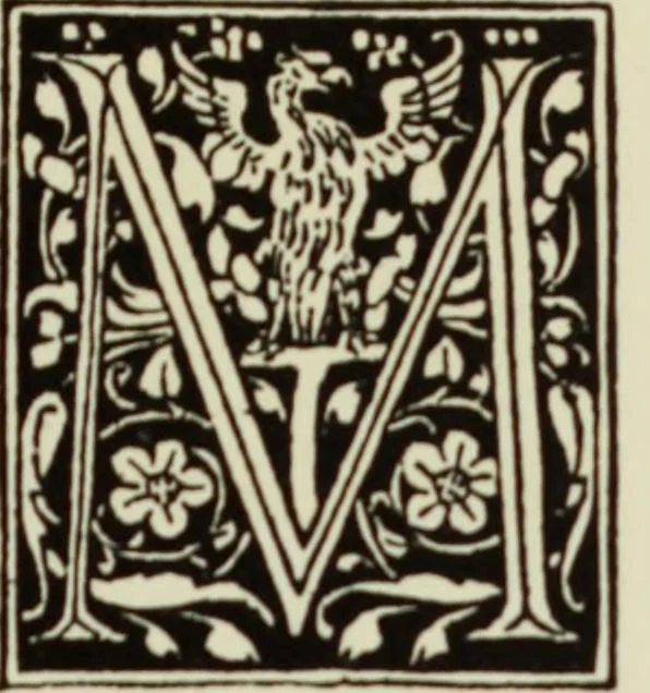 An illustration from Early woodcut initials : containing over thirteen hundred reproductions of ornamental letters of the fifteenth and sixteenth centuries, 1908, leaf 202