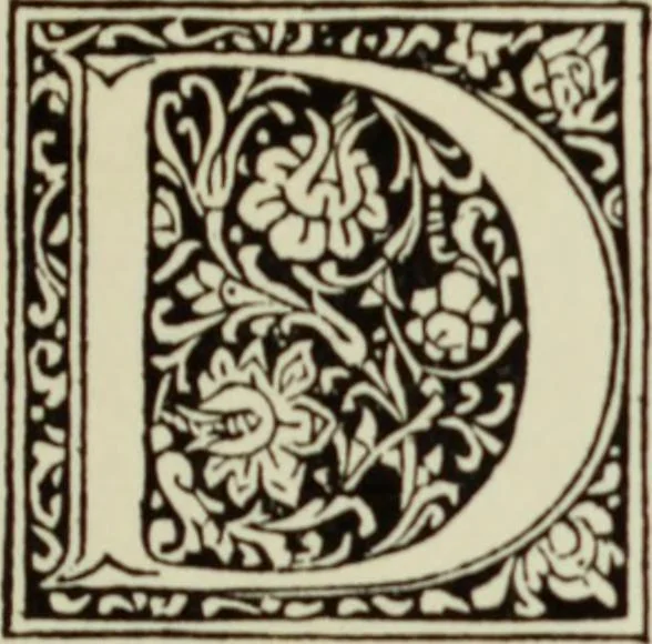 An illustration from Early woodcut initials : containing over thirteen hundred reproductions of ornamental letters of the fifteenth and sixteenth centuries, 1908, leaf 202