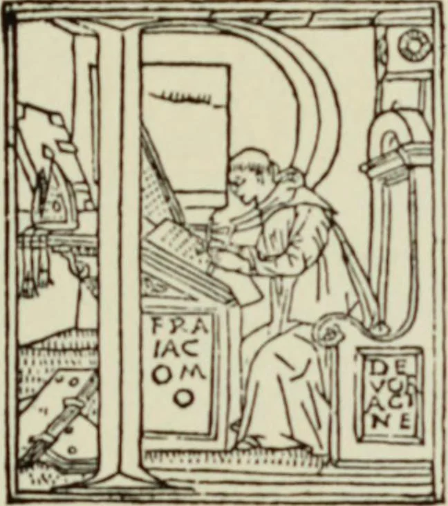 An illustration from Early woodcut initials : containing over thirteen hundred reproductions of ornamental letters of the fifteenth and sixteenth centuries, 1908, leaf 202