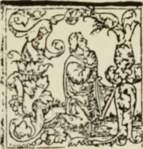 An illustration from Early woodcut initials : containing over thirteen hundred reproductions of ornamental letters of the fifteenth and sixteenth centuries, 1908, leaf 202
