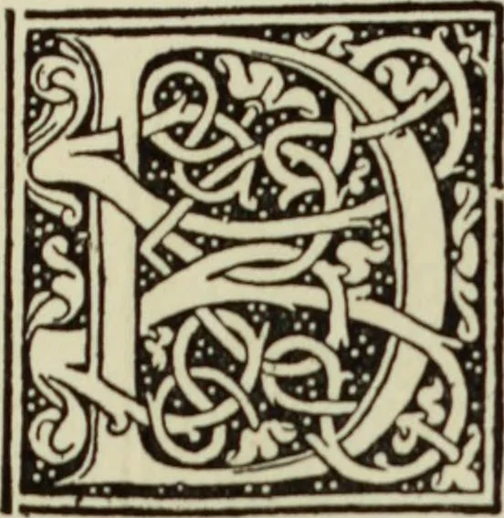 An illustration from Early woodcut initials : containing over thirteen hundred reproductions of ornamental letters of the fifteenth and sixteenth centuries, 1908, leaf 204