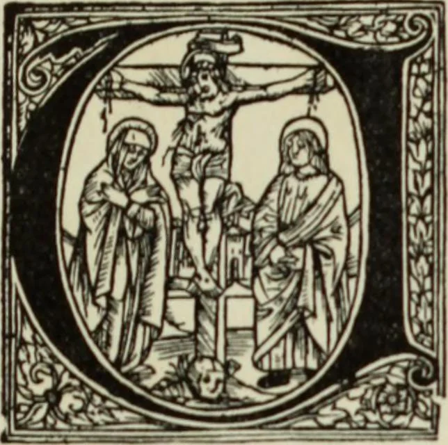 An illustration from Early woodcut initials : containing over thirteen hundred reproductions of ornamental letters of the fifteenth and sixteenth centuries, 1908, leaf 208