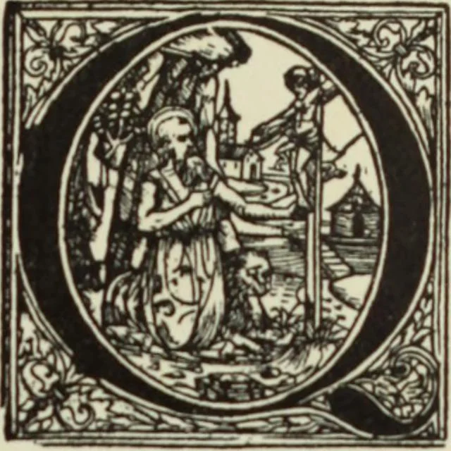 An illustration from Early woodcut initials : containing over thirteen hundred reproductions of ornamental letters of the fifteenth and sixteenth centuries, 1908, leaf 208