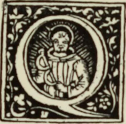 An illustration from Early woodcut initials : containing over thirteen hundred reproductions of ornamental letters of the fifteenth and sixteenth centuries, 1908, leaf 208