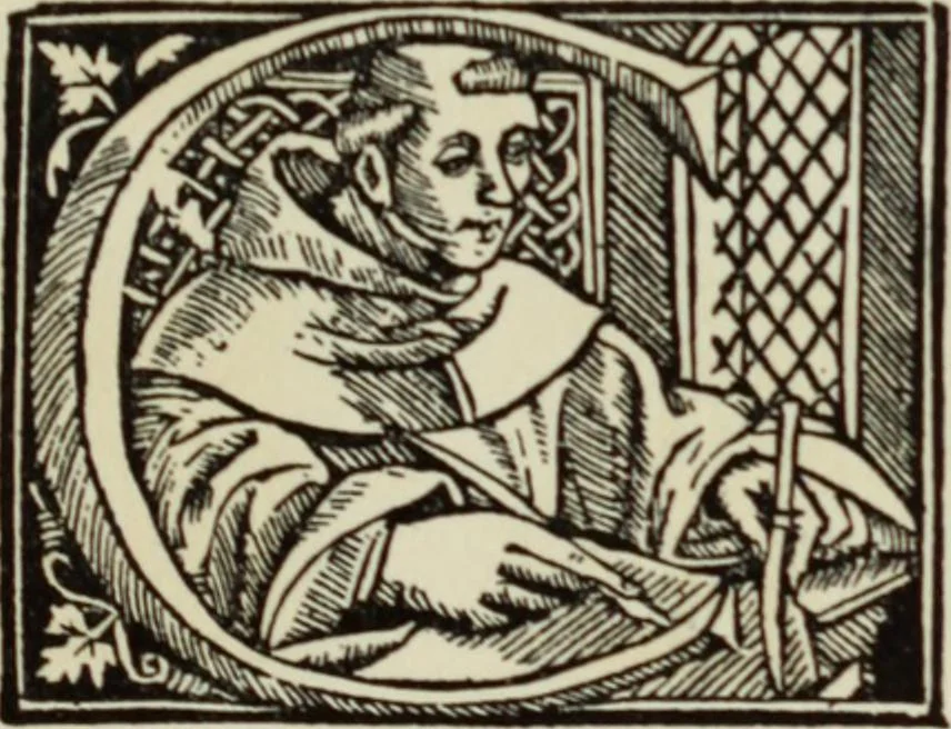 An illustration from Early woodcut initials : containing over thirteen hundred reproductions of ornamental letters of the fifteenth and sixteenth centuries, 1908, leaf 208