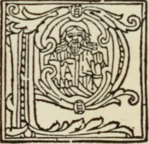 An illustration from Early woodcut initials : containing over thirteen hundred reproductions of ornamental letters of the fifteenth and sixteenth centuries, 1908, leaf 208