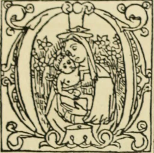 An illustration from Early woodcut initials : containing over thirteen hundred reproductions of ornamental letters of the fifteenth and sixteenth centuries, 1908, leaf 209