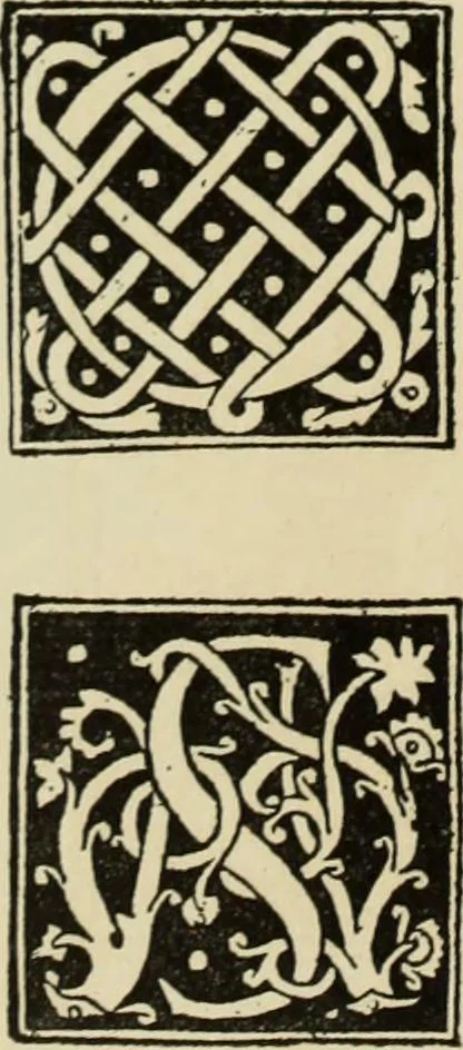 An illustration from Early woodcut initials : containing over thirteen hundred reproductions of ornamental letters of the fifteenth and sixteenth centuries, 1908, leaf 209