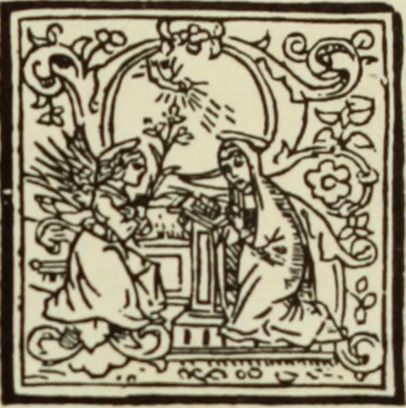 An illustration from Early woodcut initials : containing over thirteen hundred reproductions of ornamental letters of the fifteenth and sixteenth centuries, 1908, leaf 210