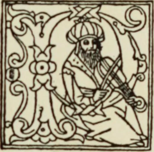 An illustration from Early woodcut initials : containing over thirteen hundred reproductions of ornamental letters of the fifteenth and sixteenth centuries, 1908, leaf 210