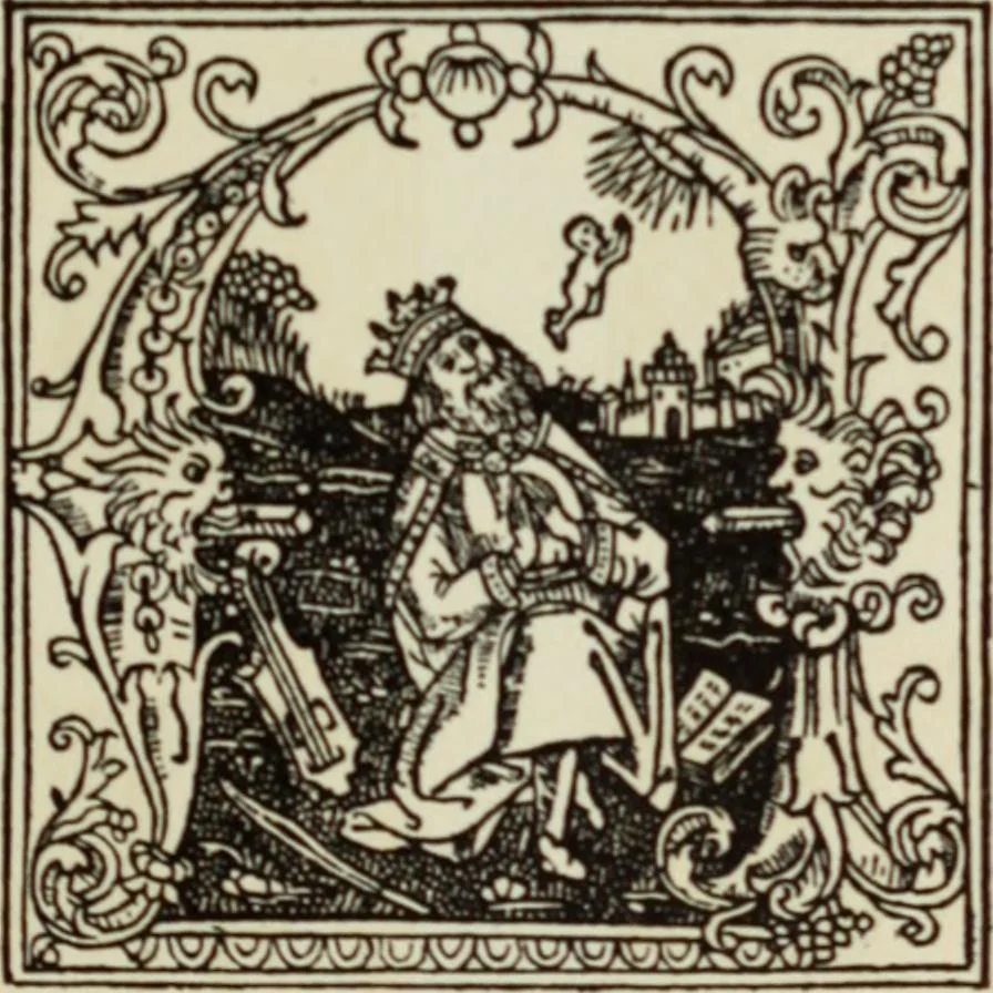 An illustration from Early woodcut initials : containing over thirteen hundred reproductions of ornamental letters of the fifteenth and sixteenth centuries, 1908, leaf 210