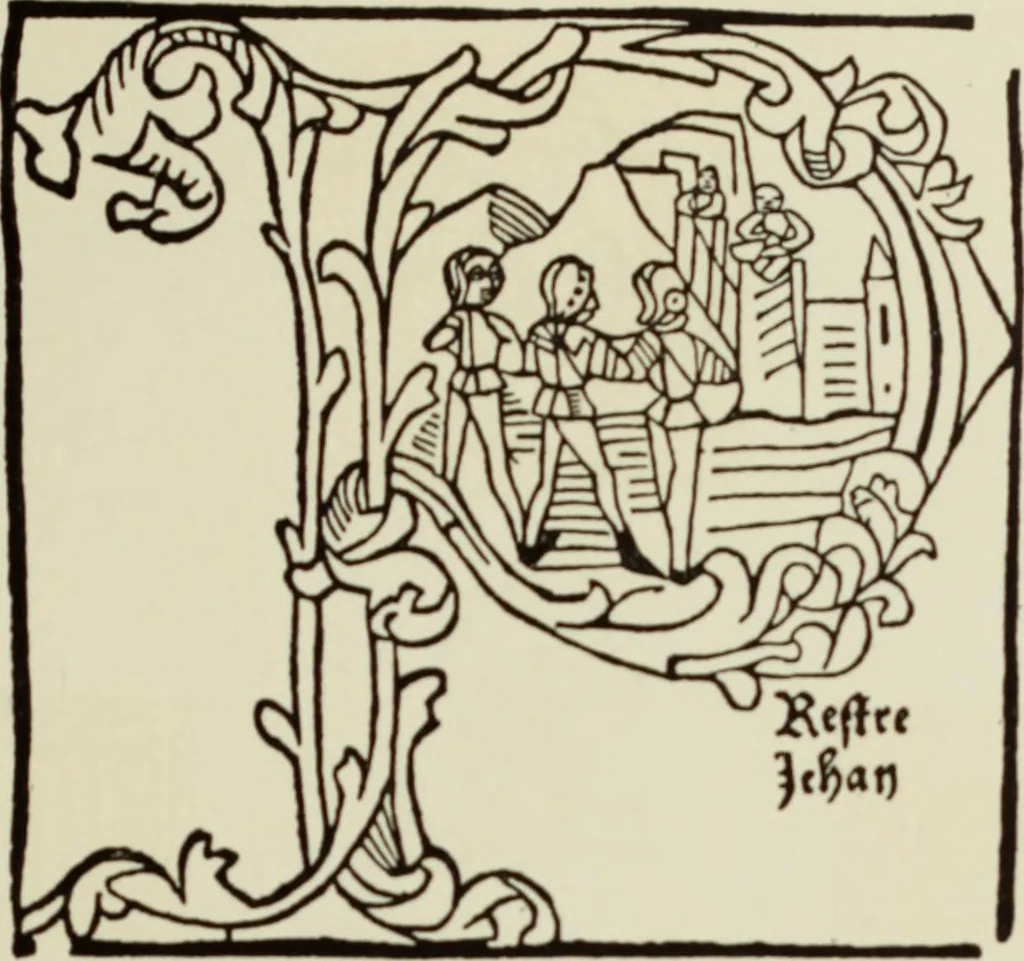 An illustration from Early woodcut initials : containing over thirteen hundred reproductions of ornamental letters of the fifteenth and sixteenth centuries, 1908, leaf 214