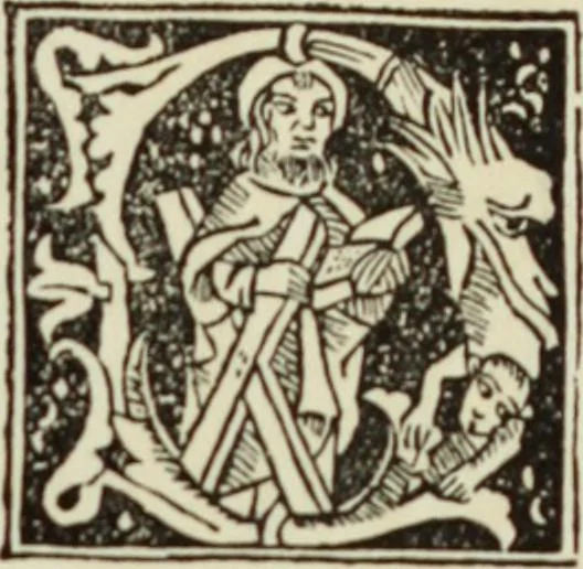 An illustration from Early woodcut initials : containing over thirteen hundred reproductions of ornamental letters of the fifteenth and sixteenth centuries, 1908, leaf 220