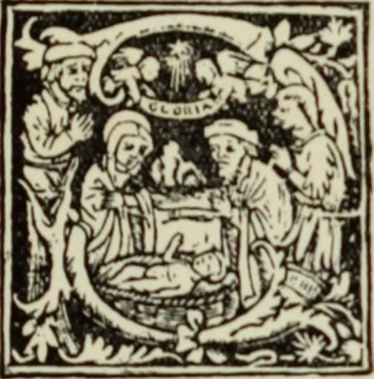 An illustration from Early woodcut initials : containing over thirteen hundred reproductions of ornamental letters of the fifteenth and sixteenth centuries, 1908, leaf 220