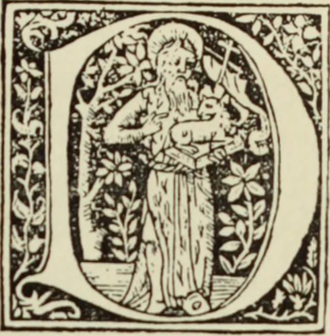 An illustration from Early woodcut initials : containing over thirteen hundred reproductions of ornamental letters of the fifteenth and sixteenth centuries, 1908, leaf 222