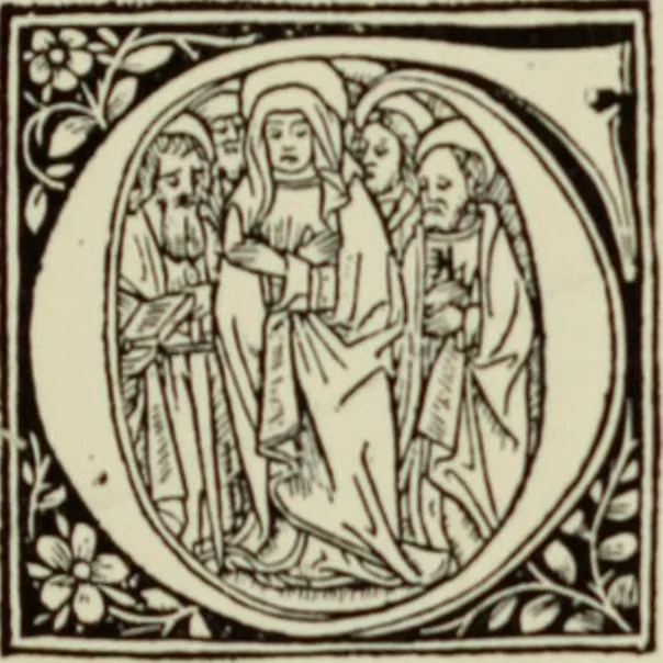 An illustration from Early woodcut initials : containing over thirteen hundred reproductions of ornamental letters of the fifteenth and sixteenth centuries, 1908, leaf 222