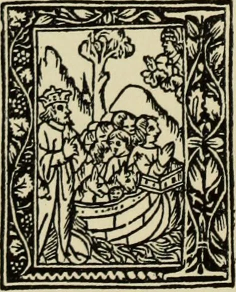 An illustration from Early woodcut initials : containing over thirteen hundred reproductions of ornamental letters of the fifteenth and sixteenth centuries, 1908, leaf 223