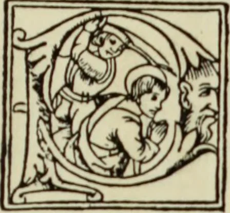 An illustration from Early woodcut initials : containing over thirteen hundred reproductions of ornamental letters of the fifteenth and sixteenth centuries, 1908, leaf 224