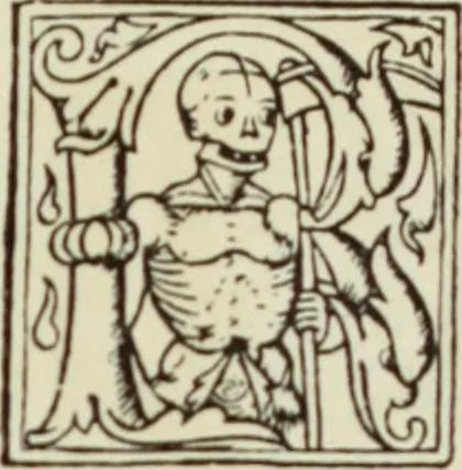 An illustration from Early woodcut initials : containing over thirteen hundred reproductions of ornamental letters of the fifteenth and sixteenth centuries, 1908, leaf 224