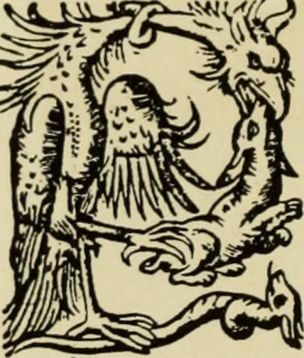 An illustration from Early woodcut initials : containing over thirteen hundred reproductions of ornamental letters of the fifteenth and sixteenth centuries, 1908, leaf 225