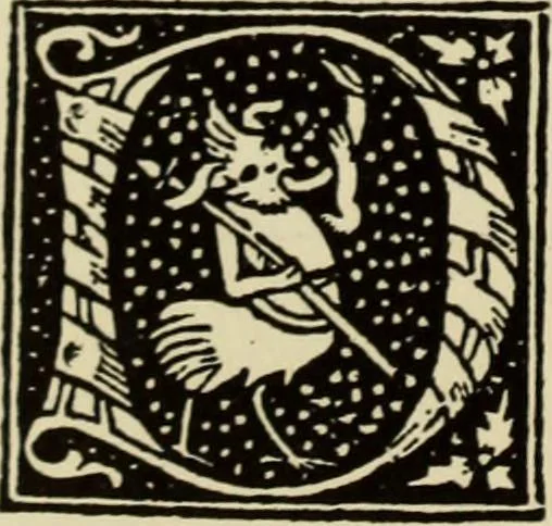 An illustration from Early woodcut initials : containing over thirteen hundred reproductions of ornamental letters of the fifteenth and sixteenth centuries, 1908, leaf 225