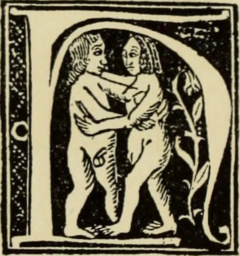 An illustration from Early woodcut initials : containing over thirteen hundred reproductions of ornamental letters of the fifteenth and sixteenth centuries, 1908, leaf 227