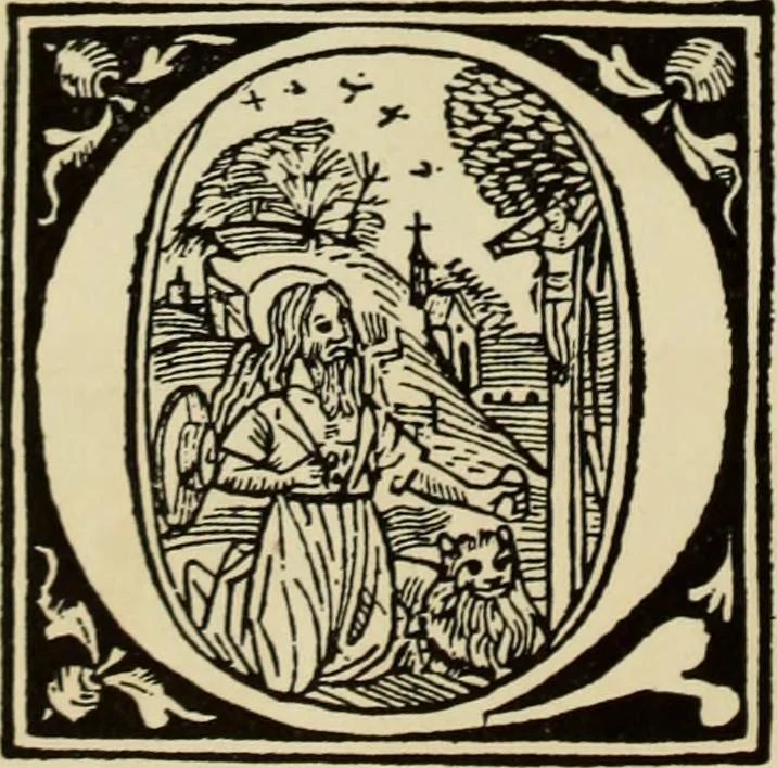 An illustration from Early woodcut initials : containing over thirteen hundred reproductions of ornamental letters of the fifteenth and sixteenth centuries, 1908, leaf 227