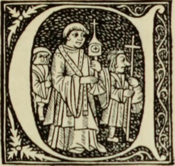 An illustration from Early woodcut initials : containing over thirteen hundred reproductions of ornamental letters of the fifteenth and sixteenth centuries, 1908, leaf 228