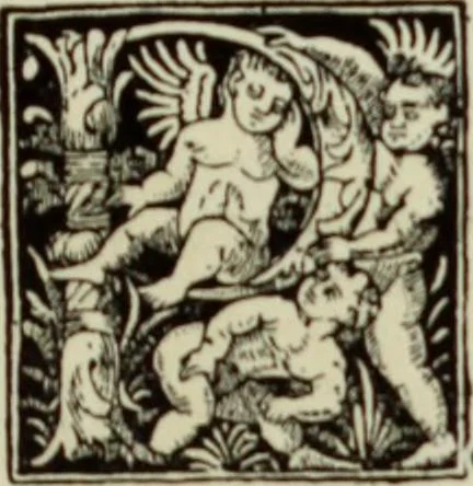An illustration from Early woodcut initials : containing over thirteen hundred reproductions of ornamental letters of the fifteenth and sixteenth centuries, 1908, leaf 230