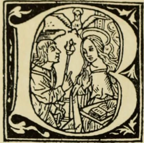 An illustration from Early woodcut initials : containing over thirteen hundred reproductions of ornamental letters of the fifteenth and sixteenth centuries, 1908, leaf 231