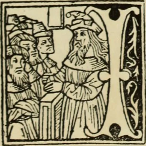 An illustration from Early woodcut initials : containing over thirteen hundred reproductions of ornamental letters of the fifteenth and sixteenth centuries, 1908, leaf 231