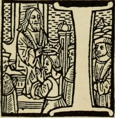 An illustration from Early woodcut initials : containing over thirteen hundred reproductions of ornamental letters of the fifteenth and sixteenth centuries, 1908, leaf 231