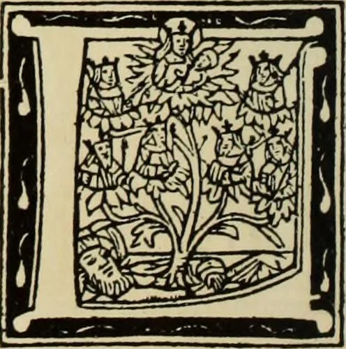 An illustration from Early woodcut initials : containing over thirteen hundred reproductions of ornamental letters of the fifteenth and sixteenth centuries, 1908, leaf 231