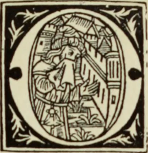 An illustration from Early woodcut initials : containing over thirteen hundred reproductions of ornamental letters of the fifteenth and sixteenth centuries, 1908, leaf 232